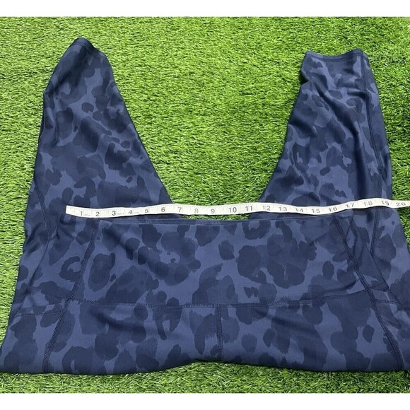 DSG Women's Cropped Leggings Sports Bra Blue Animal Print Set 2XL - Picture 3 of 9